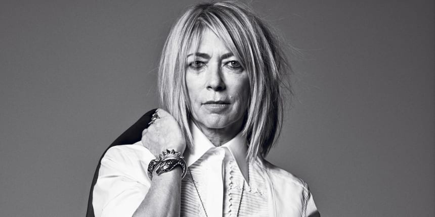 Image of Kim Gordon by Mark Abrams for Harper's Bazaar