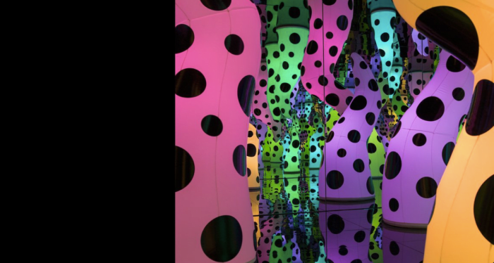 Image of Yayoi Kusama's exhibition Love is Calling at ICA's